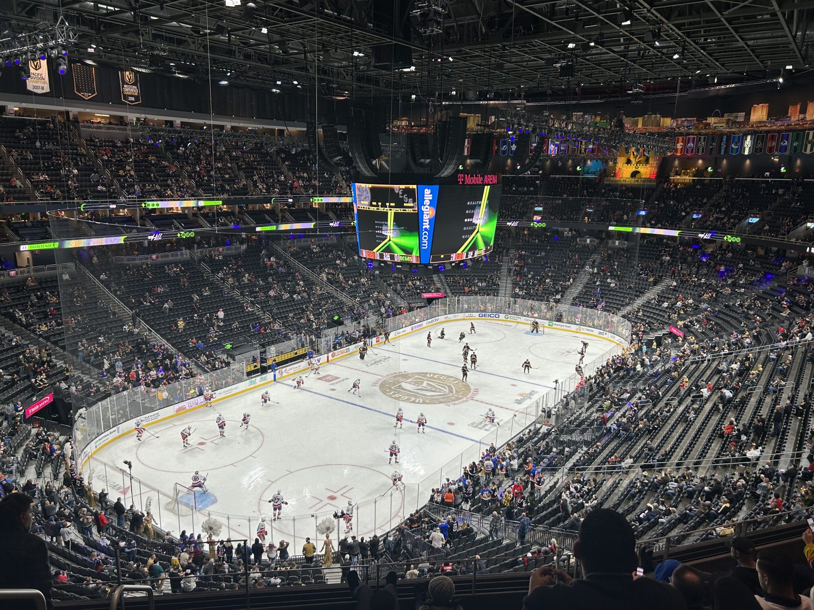 Section 4 at T-Mobile Arena 