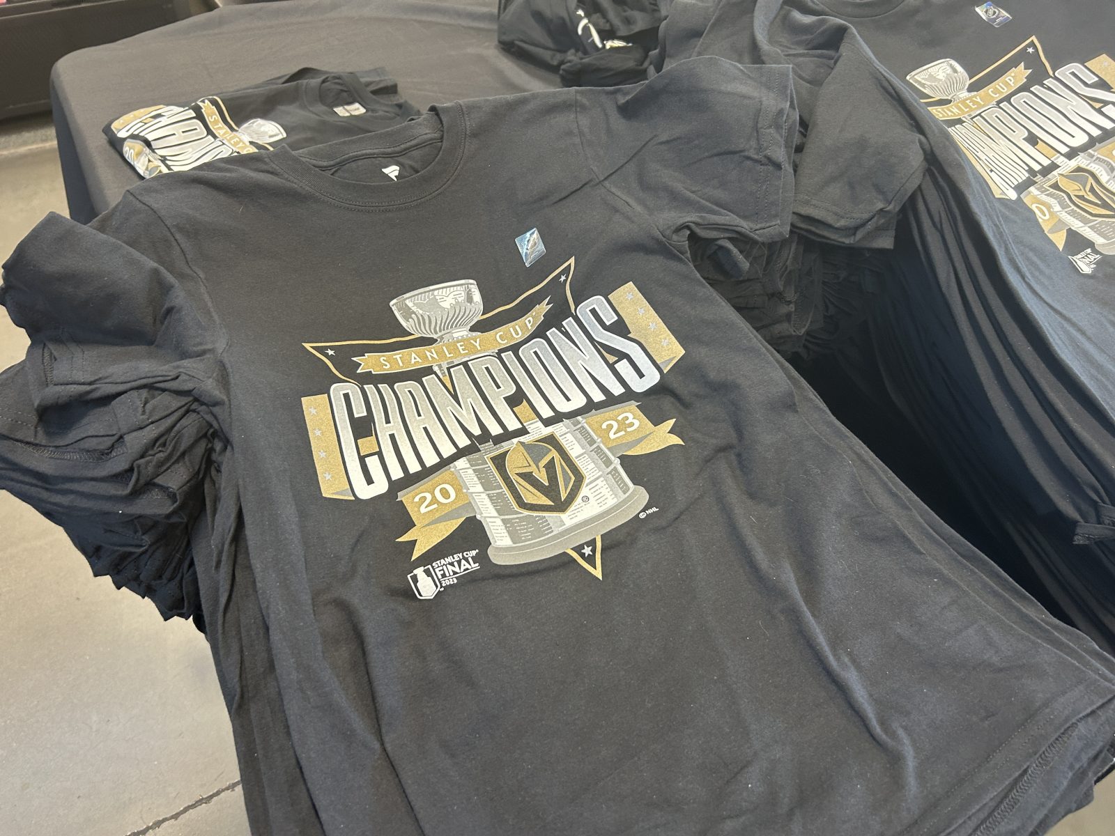 PHOTOS: 2023 Vegas Golden Knights Stanley Cup Champs merch for