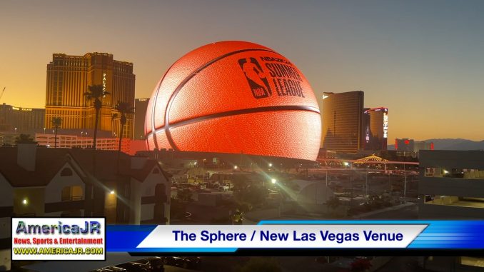 WATCH: The new Sphere debuts its LED light show in Las Vegas – AmericaJR