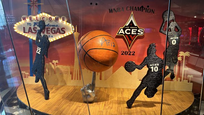 Las Vegas Aces bring championship trophy to Boys and Girls Clubs