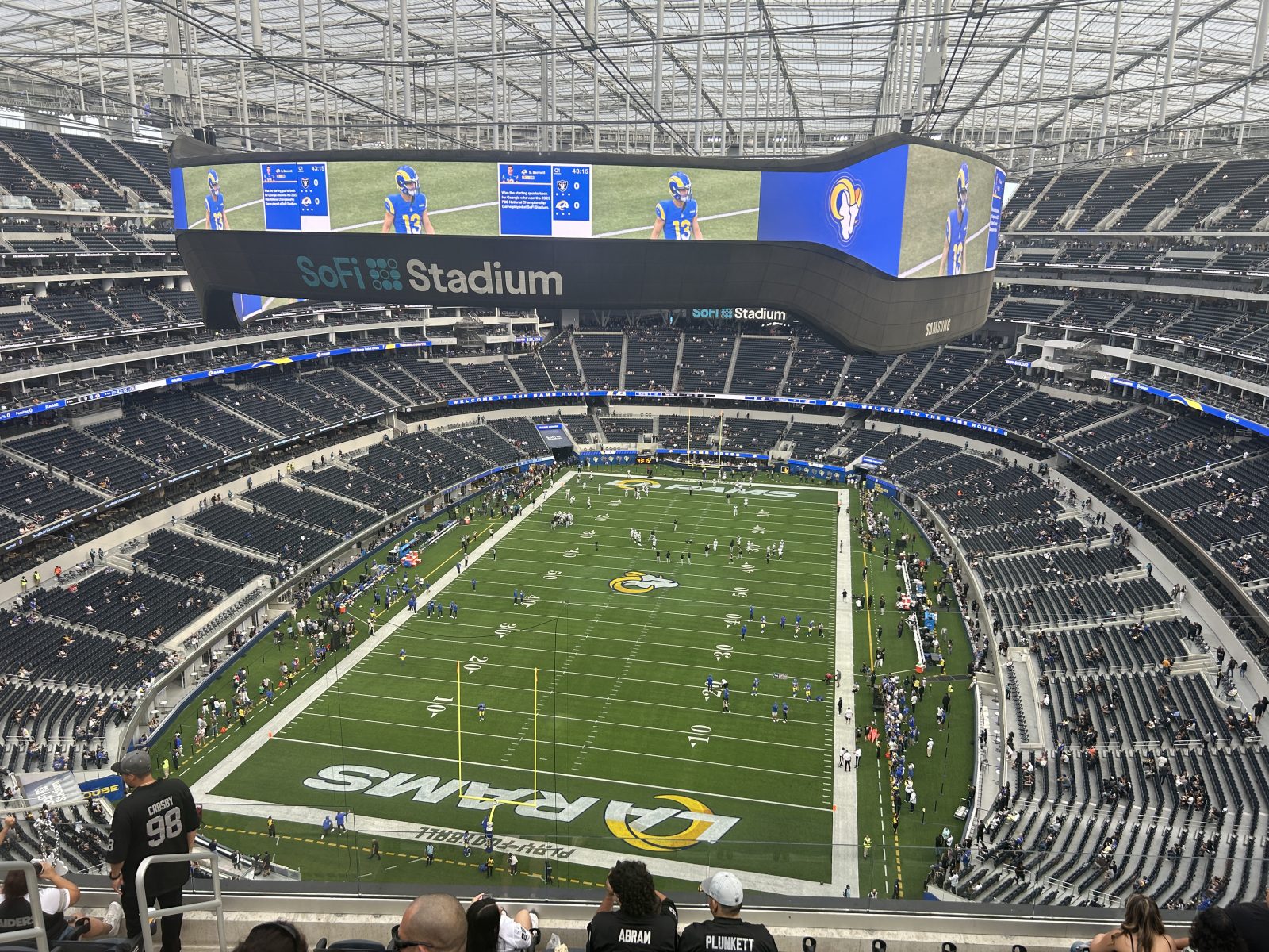 Las Vegas Raiders fan during a NFL preseason game against the Los Angeles  Rams, Saturday, August 21, 2021, in Inglewood, CA. The Raiders defeated the  Stock Photo - Alamy