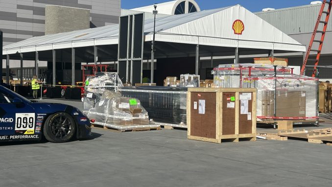 GALLERY: Crews are setting up for the 2023 SEMA Show in Las Vegas